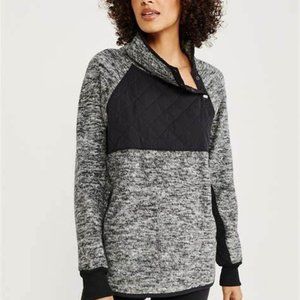 Abercrombie Asymmetrical Snap-Up Fleece